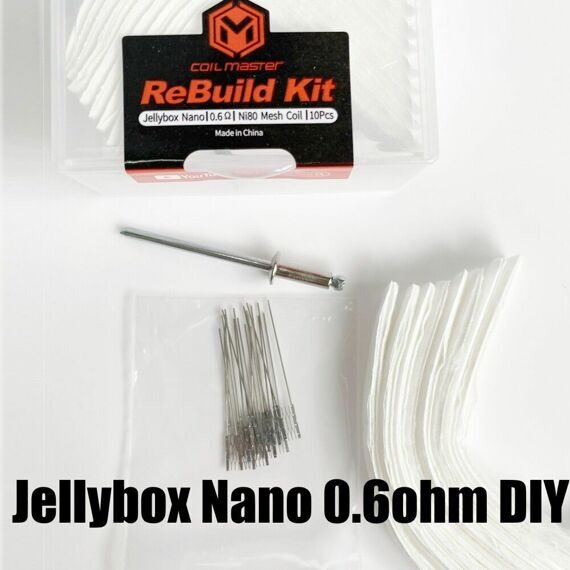 Coil Master ReBuild Kit(ремкомплект)для Rincoe jellybox nano 0.6 ohm DIY